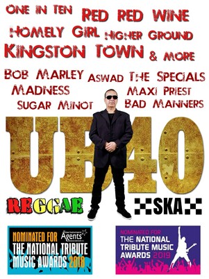UB40 tribute, reggae tribute, SKA tribute, Essex, Hertfordshire, London, UK